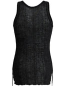 Ann Demeulemeester Boris Wrinkled Cropped Tank Top