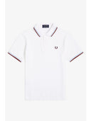 Fred Perry T Shirts And Polos White