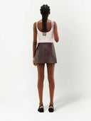 Courrèges Reedition Vinyl Mini Skirt