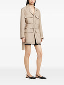 Courrèges Utility Belted Coat
