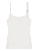 Courrèges Buckle 90`s Rib Tank Top