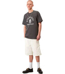 Carhartt Wip Single Knee White Bermuda Shorts