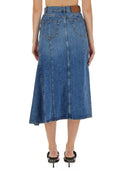 Alexander Mc Queen Pencil Skirt With Cut Out