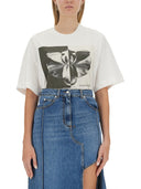 Alexander Mc Queen Photographic Orchid T Shirt