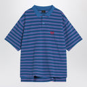 بلنسياجا لوريل كلاسيك بولو باللون الأزرق/الوردي/الأسود المنتظم المنتظم