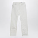 Alexander Mc Queen White Denim Trousers