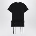 Balenciaga Black Jersey Stretch Lingerie T Shirt