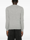 Maglione Comme Des Garçons Play U con stemma nero lavorato a maglia