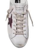 Golden Goose Super Star Leather Upper Toe And Tongue Lather Star And Heel