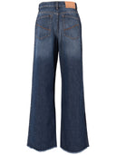 Stella Mc Cartney Side Waistband Det Wide Leg Jean