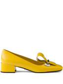 Prada 35mm Brushed Leather Pumps