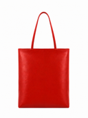 La Rose La Rose Leather Tote Bag Red