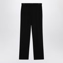 The Row Black Wool Trousers