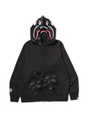 Bape Color Camo Shark Full Zip Double Hoodie M