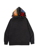 Bape Color Camo Shark Full Zip Double Hoodie M