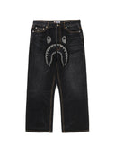 Bape Shark Relaxed Fit Denim Pants M