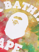 Bape Tie Dye College Relaxed Fit Tee M