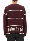 Maglione a strisce monogramma degli angeli