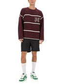Maglione a strisce monogramma degli angeli