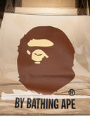 Bape Ape Head Clear Bag M