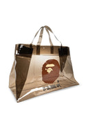 Bape Ape Head Clear Bag M