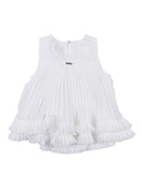 Monnalisa Top Plisse Mussola Poly P
