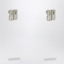 Balenciaga Nano Xs Boucles d'oreilles en argent