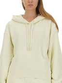 Sweat-shirt blanc avec logo