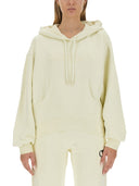 Sweat-shirt blanc avec logo