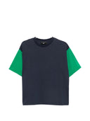 Lii Contrast Sleeve T Shirt