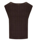 Mm Max Mara Ranghi Brun strikket vest