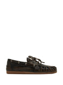Alohas Rowan Brushed Brown Leather Loafers