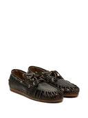 Alohas Rowan Brushed Brown Leather Loafers