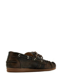 Alohas Rowan Brushed Brown Leather Loafers