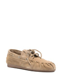 Mocassini Alohas Rowan in pelle scamosciata beige