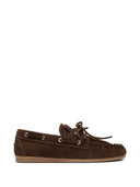 Alohas Rowan Suede Brown Leather Loafers