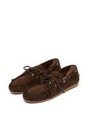 Alohas Rowan Suede Brown Leather Loafers