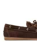 Alohas Rowan Suede Brown Leather Loafers