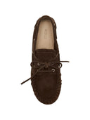 Alohas Rowan Suede Brown Leather Loafers
