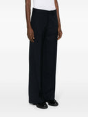 Parosh Lillie Pressed Crease Wide Leg Pants