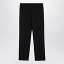 The Row Black Wool Trousers