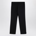 The Row Black Wool Trousers
