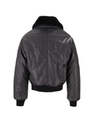 Ami Veste Zippée En Cuir