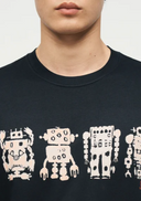 Paul Smith Mens Slim Fit T Shirt Robots