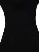 Midi lavorato a maglia con scollo quadrato dell'intero studio