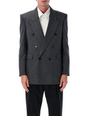 Saint Laurent Jackets Gray