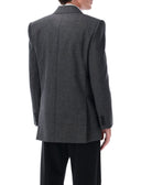 Saint Laurent Jackets Gray