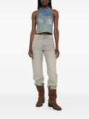 R13 Cropped Denim Apron