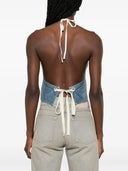 R13 Cropped Denim Apron