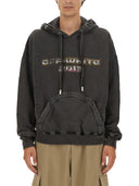 Off White Sweatshirt With Print